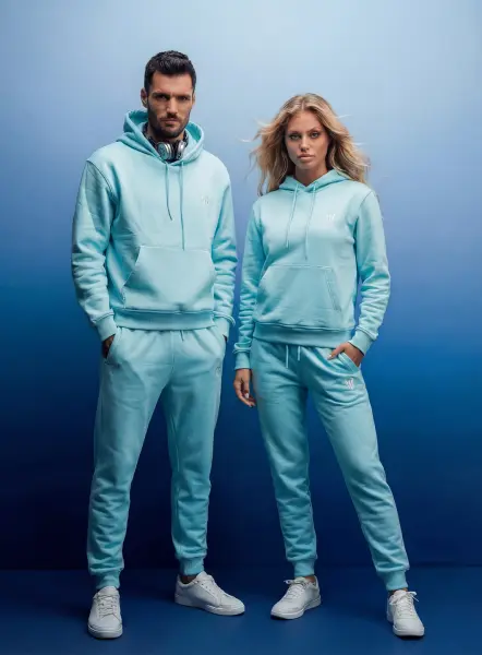 Basic Pants Light Blue