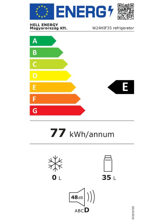 W24HIF35 Classic hűtő 2024