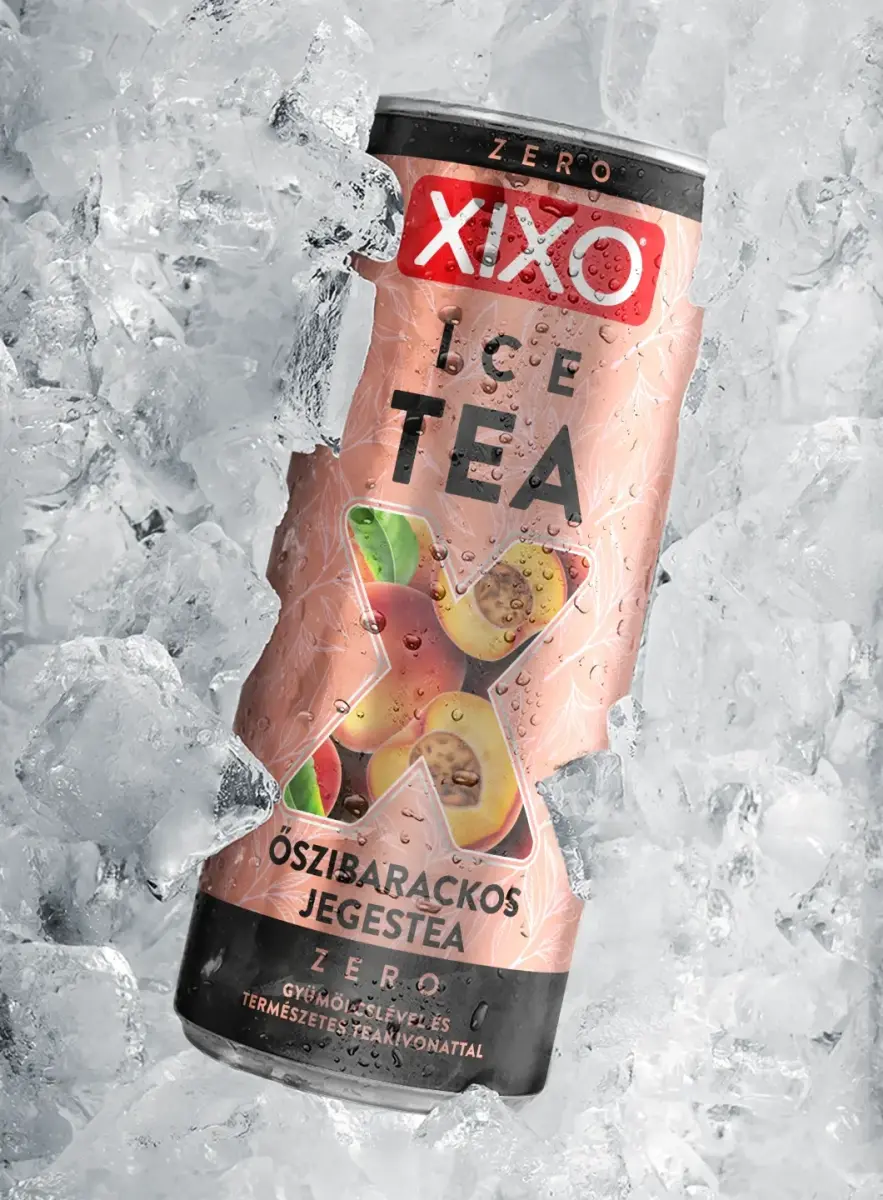 Őszibarackos fekete tea ZERO tálca