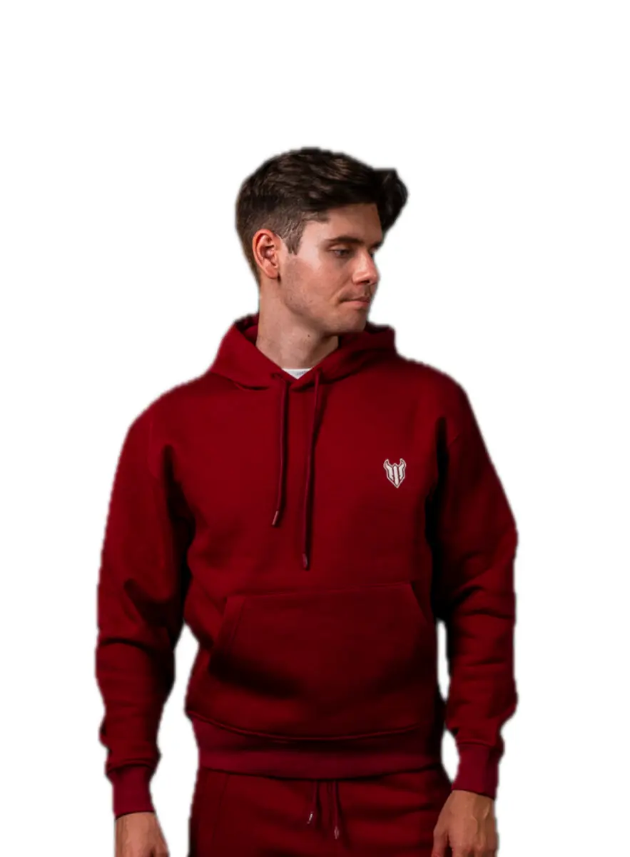 Basic Hoodie Maroon