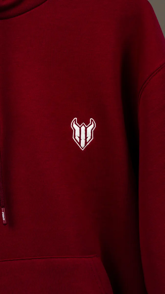 Basic Hoodie Maroon