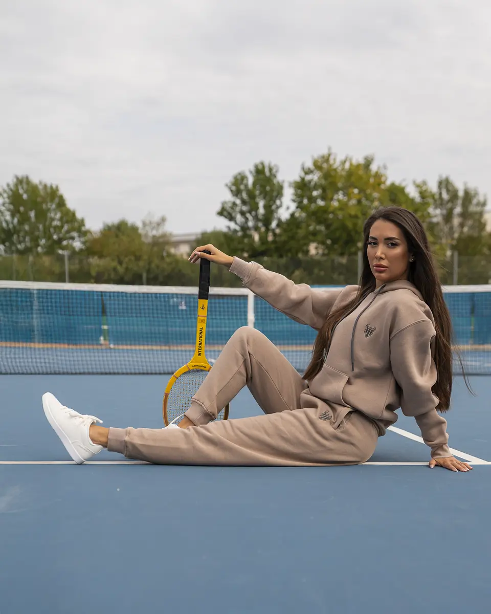 Basic Pants Sand Brown